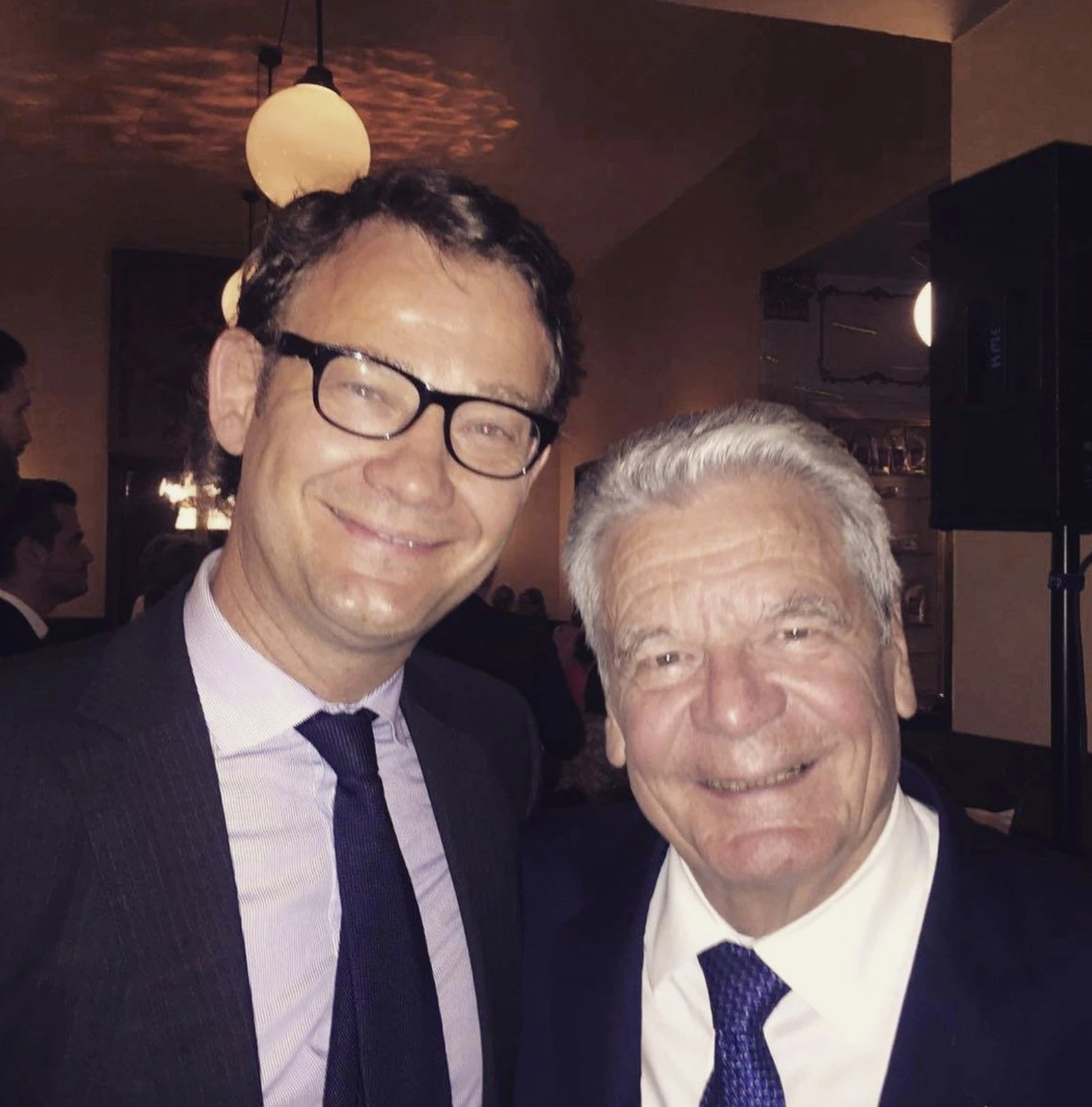 Gregor Busch und Joachim Gauck Gregor Busch und Joachim Gauck